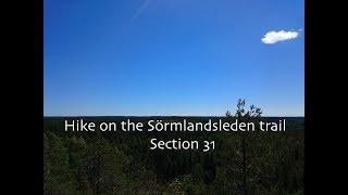 Hike on the Sörmlandsleden trail Section 31 (Swe)