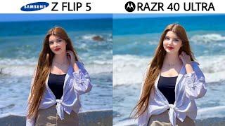 Samsung Galaxy Z Flip 5 vs Motorola Razr 40 Ultra Camera Test