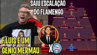 SAIU A ESCALAÇÃO DO FLAMENGO "FILIPE LUIS SURPREENDE MAIS UMA VEZ" MIDIA FICOU EM CHOQUE AO VIVO