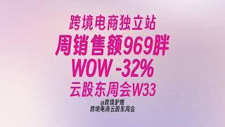 单周9K，环比怒降32%，稳住别慌|跨境电商独立站真实个卖驴嫂云股东周会W33(0807-0813)