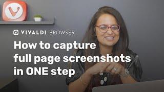 How to capture full page screenshots in ONE step