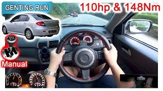 Part 2/2 | 2010 Proton Persona (CM) 1.6L 5MT | Malaysia #POV [Genting Run 冲上云霄] [CC Subtitle]