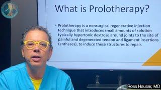 What is Prolotherapy? - Ross Hauser, MD