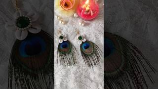 Handmade earrings making ideas|#diy #craft #shorts #youtubeshorts #trending