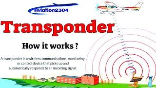 How Transponder works in Aircraft | Aircraft Transponder #AVIATION2304