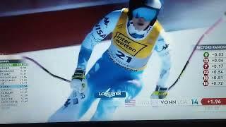 Lindsey Vonn Abfahrt WM Saalbach Hinterglemm 2025