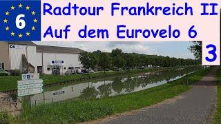 Radtour Frankreich II / Auf dem Eurovelo 6 / Teil 3: Von Fourchambault nach Bourbon Lancy