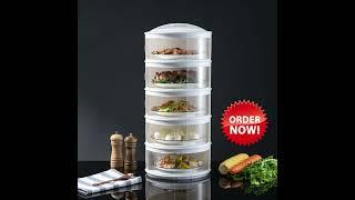 Stackable Food Storage holes in base