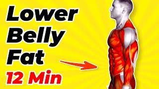  12-MIN Fupa Workout for Men - Lose Lower Belly Fat