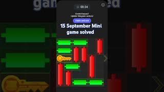 Hamster  Kombat today Mini  game solved 15 September #minigame#minigamesolved #short #ramzantech77