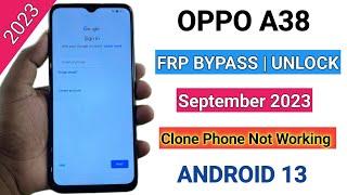 OPPO A38 Frp Bypass Android 13 | New Security 2023 | Oppo A38 Google Account Lock Remove | Sep 2023