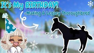 Making A Legacy Thoroughbred Tack Set For My BIRTHDAY! -WHI Roblox-