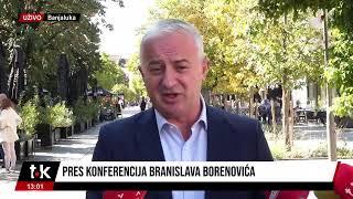 Pres konferencija Branislava Borenovića