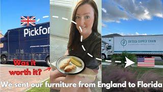 Was it worth it? Sending furniture from England to Florida | Weekly Vlog