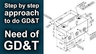 GD&T for beginners | Step by step approach for GD&T for mechanical drawings