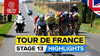 Huge Summit Finish On Bastille Day! | Tour De France 2023 Highlights - Stage 13