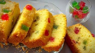 Tutti Fruity Cake | Bakery Style Dry Fruit Cake | Vanilla Fruit Cake Recipe | Tea Time Snack