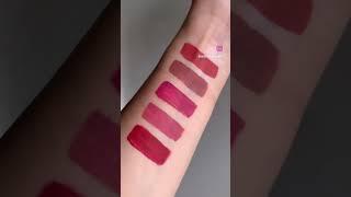 Smashbox liquid lipstick swatches