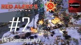 C&C: RA3: Uprising - Soviet Campaign Playthrough Part 2 (Schemes of the Intruders, No Commentary)