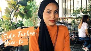 Easy Side Turban How-to | QueenHanahraf