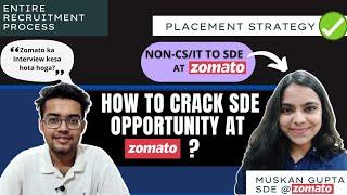 How to crack SDE opportunity at Zomato ?| Most Inspiring Journey from Electrical to SDE at Zomato 