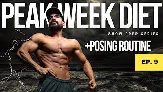 WHAT I'M EATING ON PEAK WEEK // Full Eating Day + Peak Week Plan // THE STORM EP 9