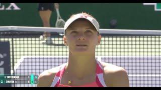 ŚWIĄTEK MATCH: CROWD ROARS AFTER YASTREMSKA FINALLY WINS A GAME | INDIAN WELLS R32 MARCH 9, 2025