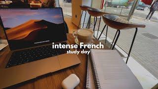 an intense French study day in my life | AD