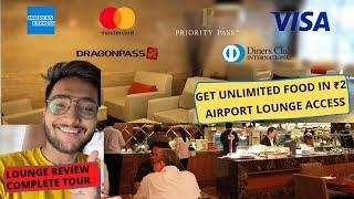 How to Access Airport Lounge in ₹2 | EVERYTHING YOU NEED TO KNOW | Airport Lounge Tour & Review.