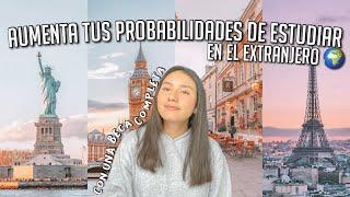 TIPS para AUMENTAR tus PROBABILIDADES. de ESTUDIAR en el EXTRANJERO con una BECA COMPLETA + CAMBLY