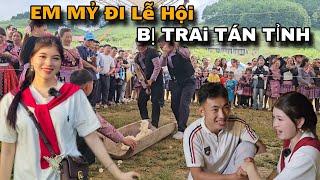 Em Mỷ Đi Chơi Lễ Hội Bị Trai H'mông Tán Tỉnh, Bắt Em Mỷ Ở Lại Không Cho Về | Em Mỷ TV