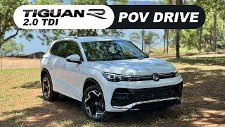 POV DRIVE: 2025 VW TIGUAN R-LINE | 2.0 TDI 4-Motion DSG |