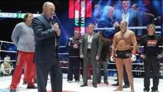 Putin 'booed' at Moscow martial arts event