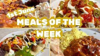 MEALS OF THE WEEK |1ST JUNE | #mealsoftheweek #mealideas #cooking #familymeals #reallife #ukfood