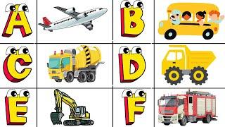 ABC Transportation Song! ️ Learn Vehicles with Fun Sounds & Rhymes for Kids!