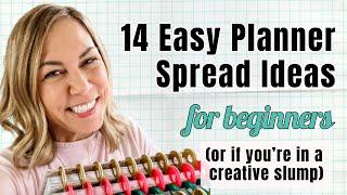 14 Easy Planner Spread Ideas for Beginners - My Go-To Formulas for a Cute & Simple Layout