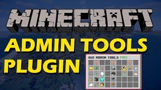 The essential admin plugin in Minecraft with GUI Admin Tools Plugin