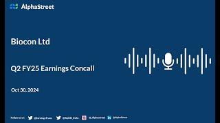 Biocon Ltd Q2 FY2024-25 Earnings Conference Call