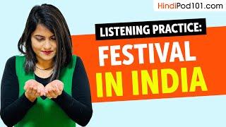 Hindi Listening Practice - A Local Festival in India