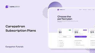 Carepatron plan