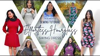 Effortless Hourglass Swing Dress Ellie and Mac Sew-along