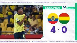 ECUADOR vs. BOLIVIA [4-0] RESUMEN DE LA GOLEADA EN GUAYAQUIL | FECHA 11 | CLASIFICATORIAS 2026 