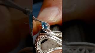 Making a flexible snake ring #jewelrymaking #jewelry #handmade #popular #rings