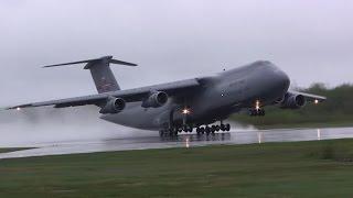 Amazing C-5 Galaxy Screaming Takeoff!!!