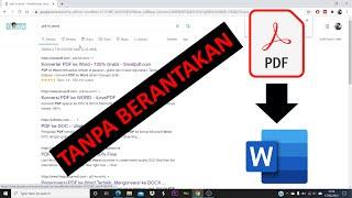 Cara Convert PDF Ke Word Online