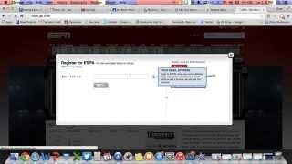 How To: Create an ESPN.com Account
