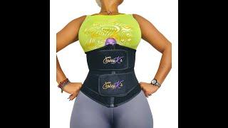 How To Put On ChrissyK's “Double Band” Waist Trainer Sweat Belt