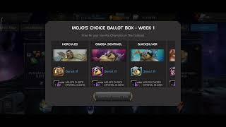 Mojo's Choice Ballot Box - Week 1 MCOC. Whom I voted for ???