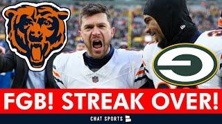 The Chicago Bears FINALLY Beat The Green Bay Packers - INSTANT REACTION