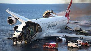 Emergency Landing Crash In Sea Beach | Qantas Airbus A380 | Air Crash Investigation